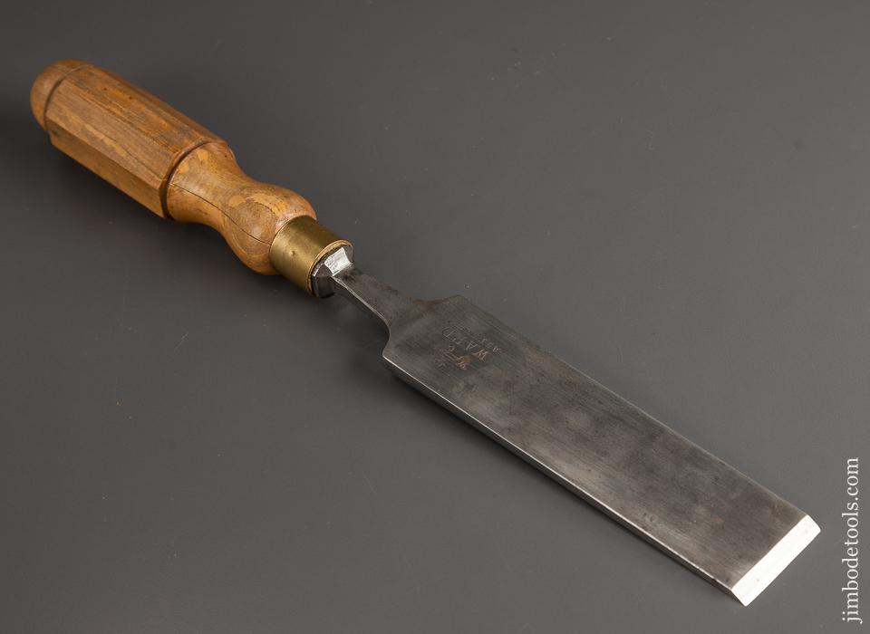 1 1/2 x 13 1/2 inch WARD Boxwood Handled Tang Firmer Chisel - 77531