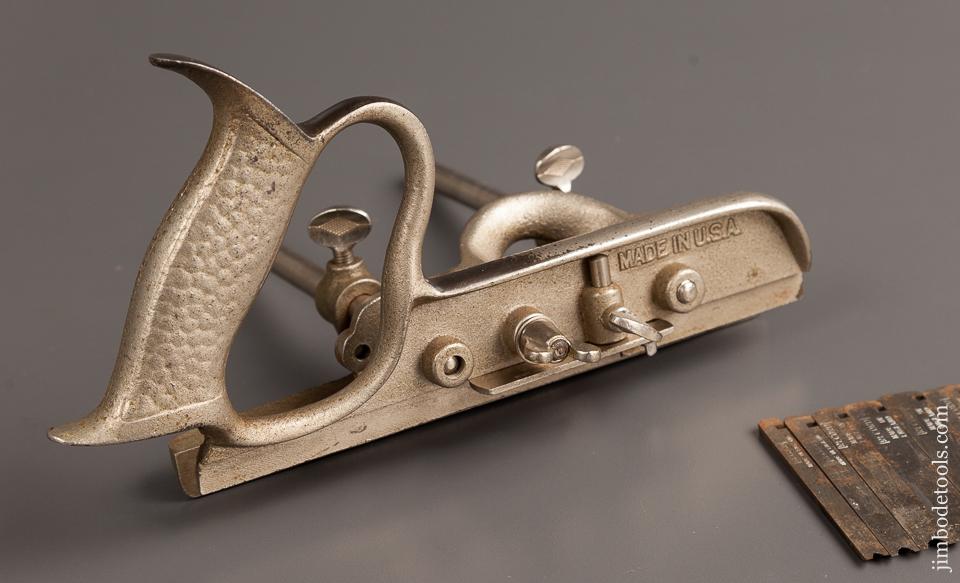 Good User STANLEY No. 50 Plow Plane with 12 Cutters and 1 Stop - 77536