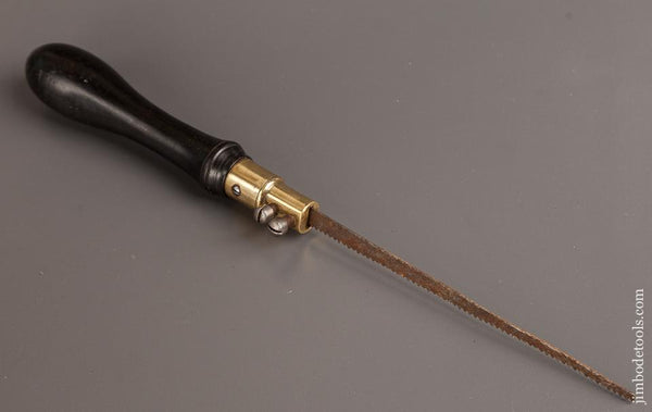 Ebony and Brass Pad Saw - 77553