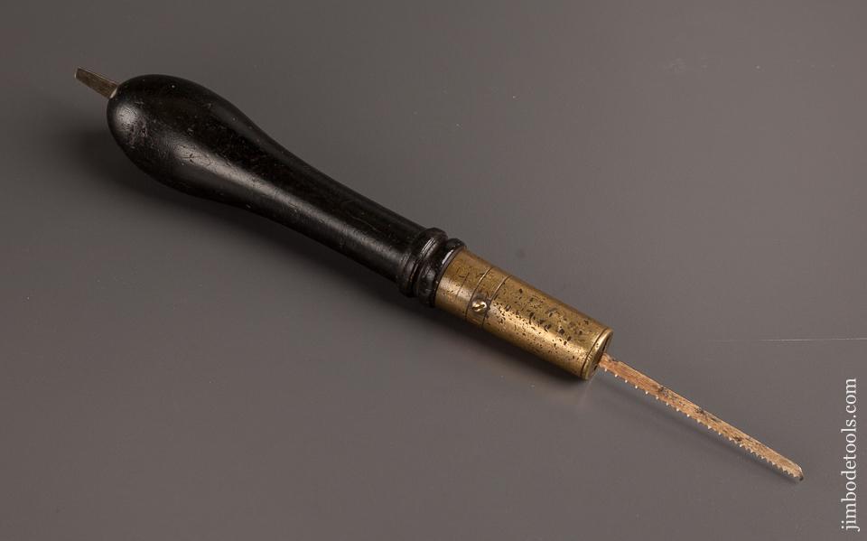 Ebony and Brass Pad Saw - 77554