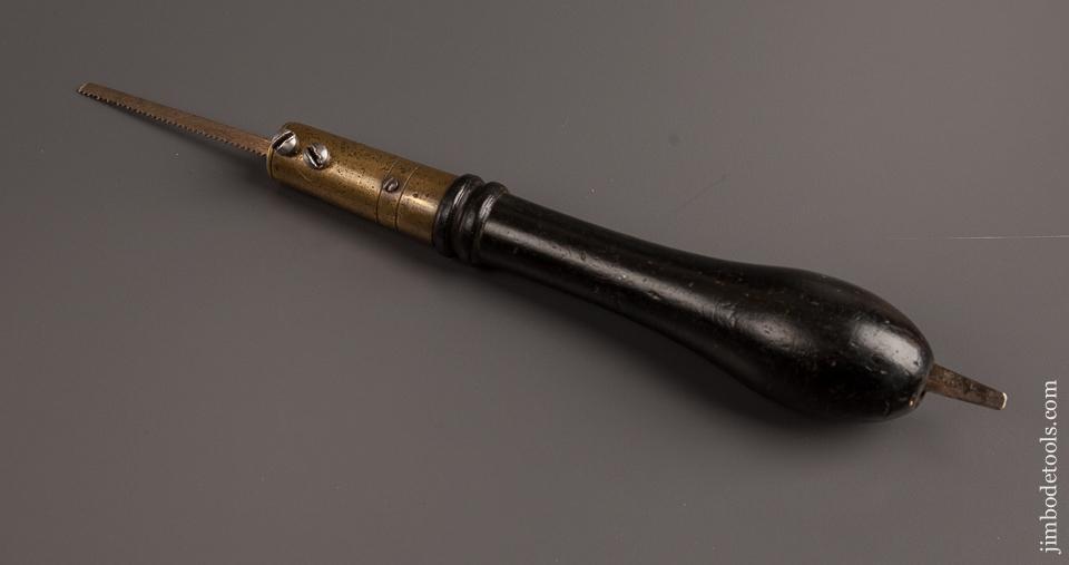 Ebony and Brass Pad Saw - 77554