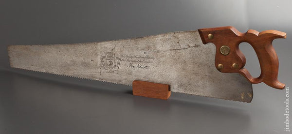 10 point 24 inch DISSTON D8 Crosscut Hand Saw FINE 