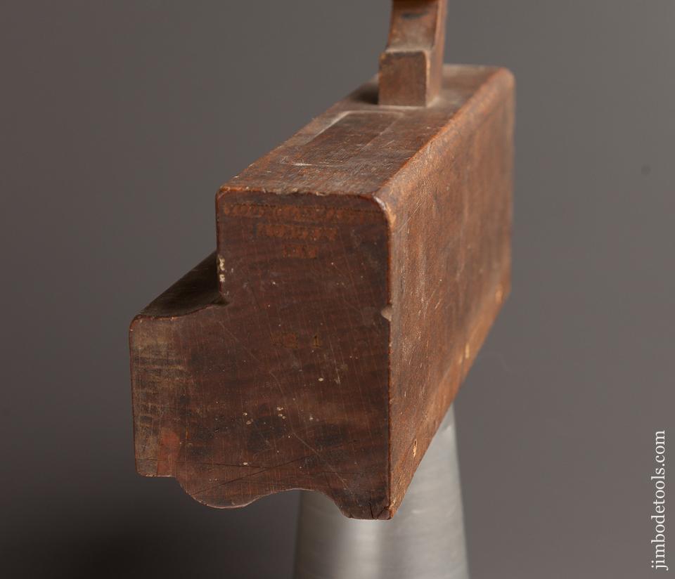 2 3/4 inch Wide YOUNG & M'MASTER Molding Plane circa 1838-46 Auburn NY  - 77619R
