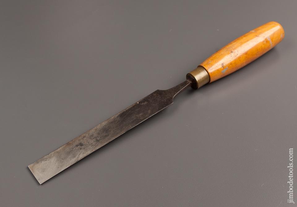 1 1/4 x 15 1/8 inch IBBOTSON Boxwood Handled Paring Chisel - 77623R