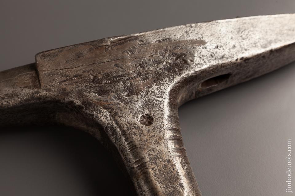 18th Century 15 1/2 x 13 x 2 inch Decorated Stake Anvil  - 77625R