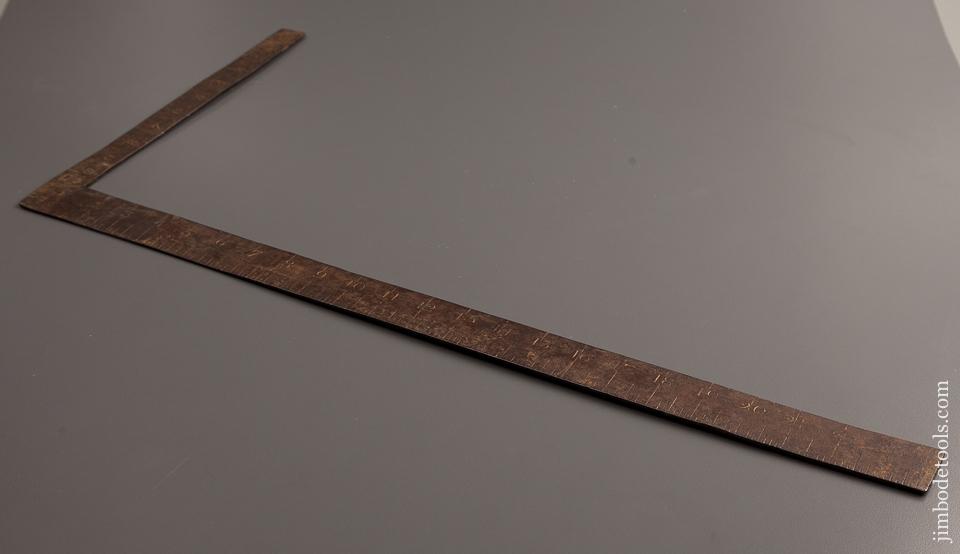 24x12 inch HILDICK Hand Stamped Steel Framing Square  - 77628R