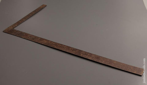 24x12 inch HILDICK Hand Stamped Steel Framing Square  - 77628R