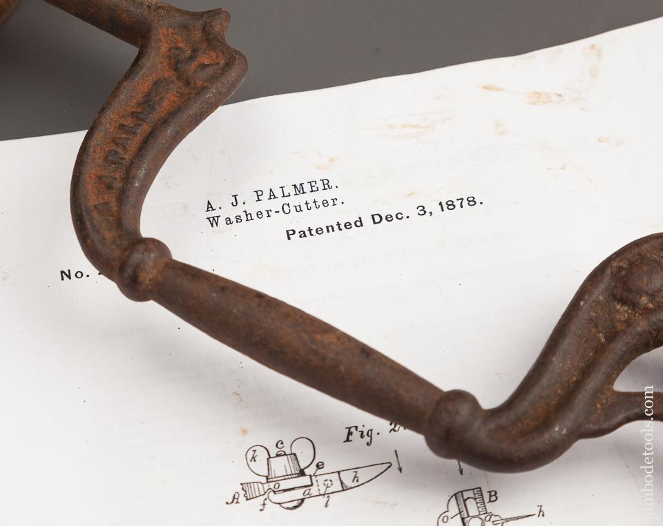 Rare and Fine! Ornate December 3, 1878 PATENT PALMER Brace - 77638R
