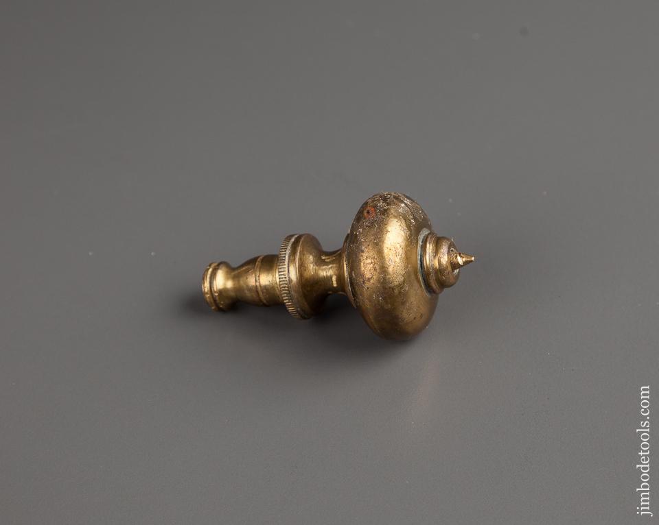 Ornate 2 1/2 inch 4 3/4 ounce Brass Plumb Bob - 77643R