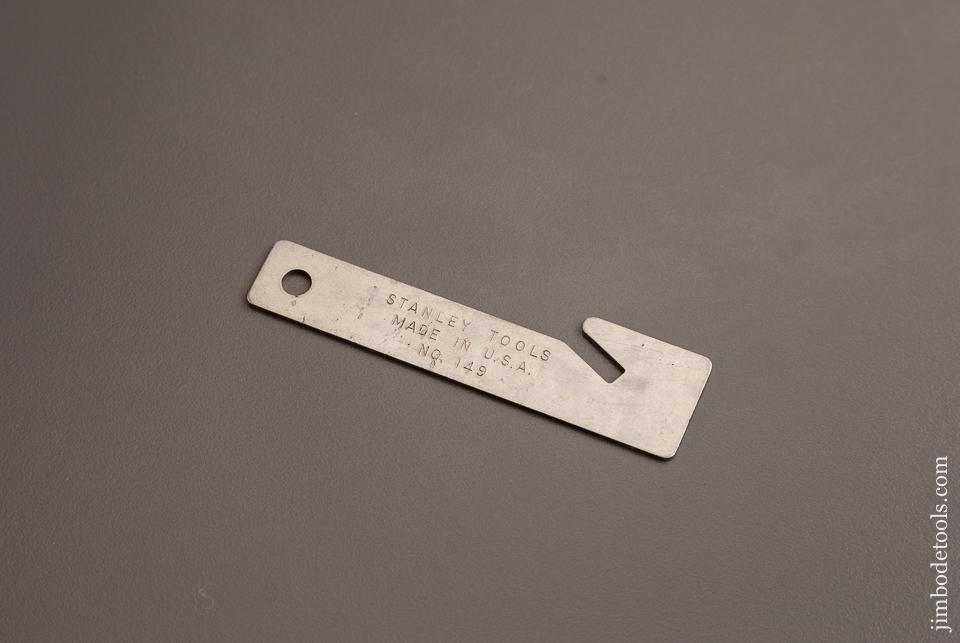 STANLEY No. 149 Bevel Grinding Gage MINT - 77651R