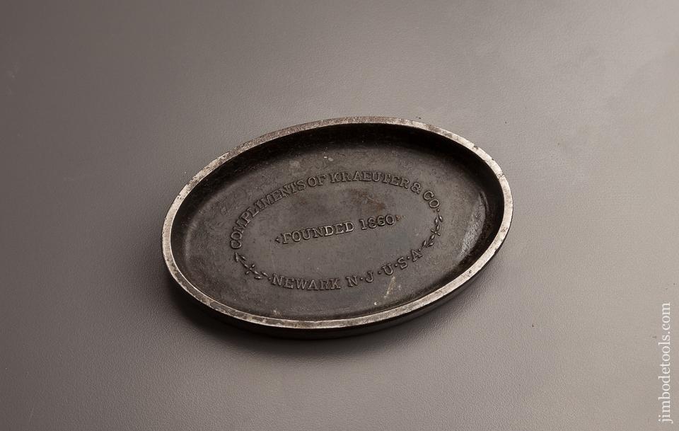 Incredible! 3 1/4 X 5 1/4 inch Drop Forged Paper Weight by KRAEUTER & CO NEWARK NJ - 77653R