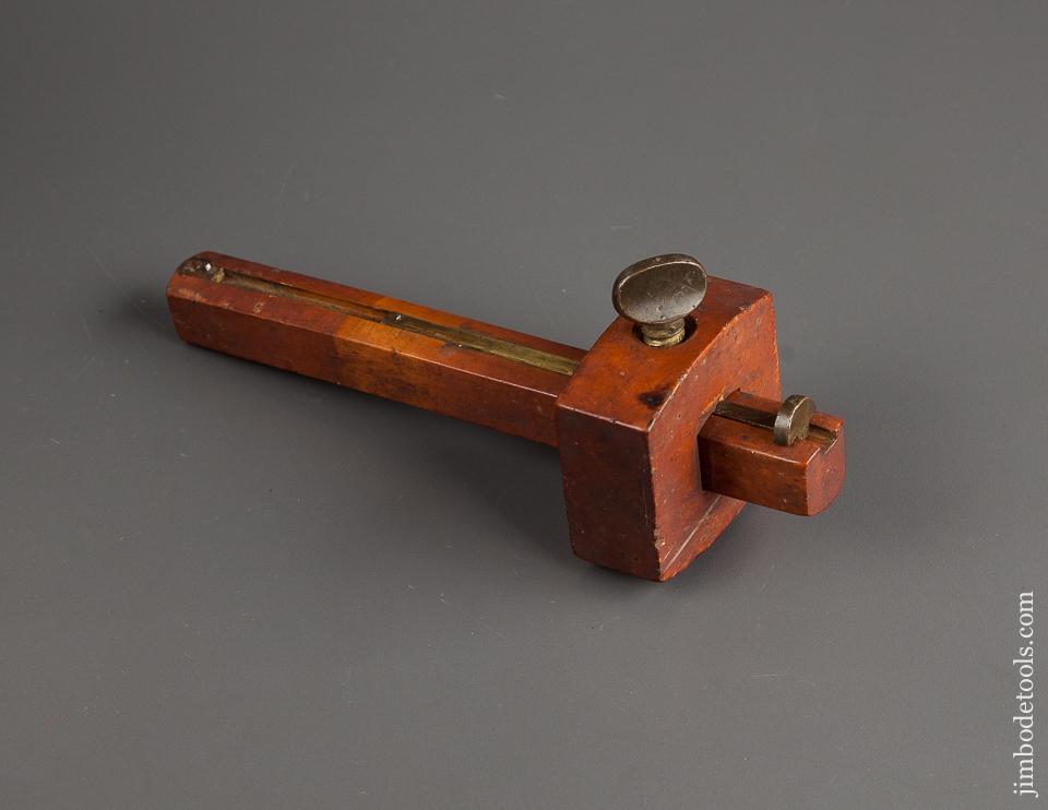 Seven inch Boxwood and Brass Mortise Gauge - 77657R