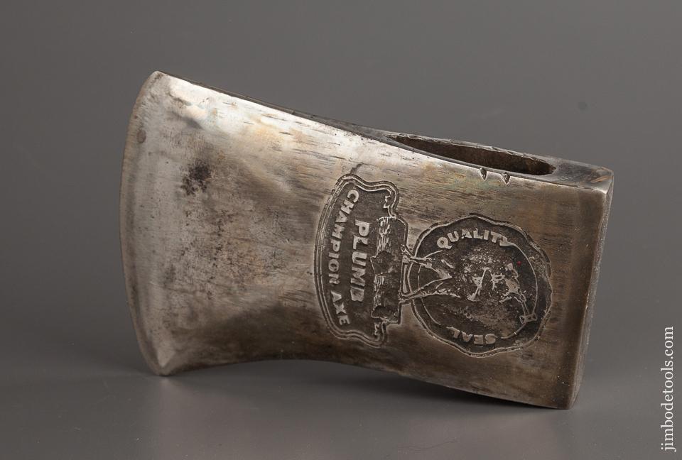 Crisp 4 pound PLUMB 4 7/8 x 7 1/4 inch Embossed Axe - 77661R