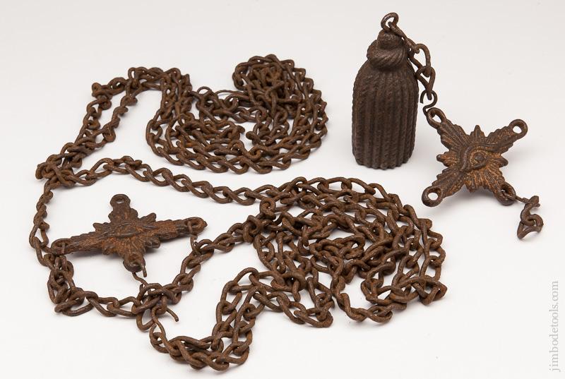 Stunning! 18th Century Dead Man's Bell with Original Chain - 77662R