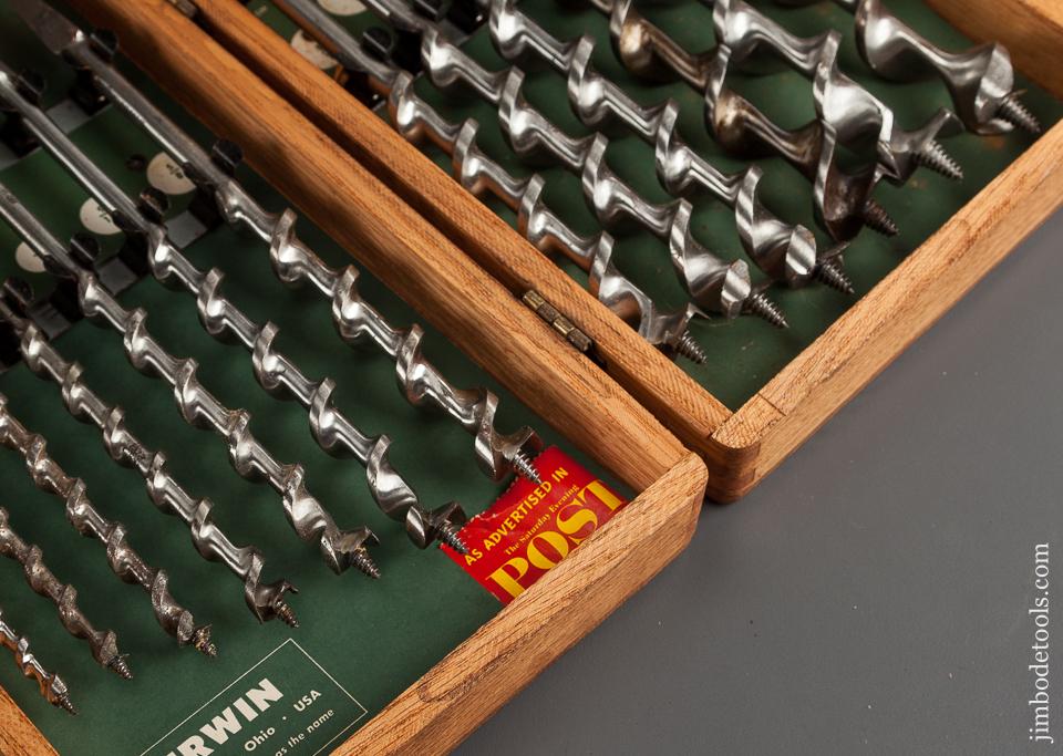 Complete Set of IRWIN Auger Bits in Original Box - 77691