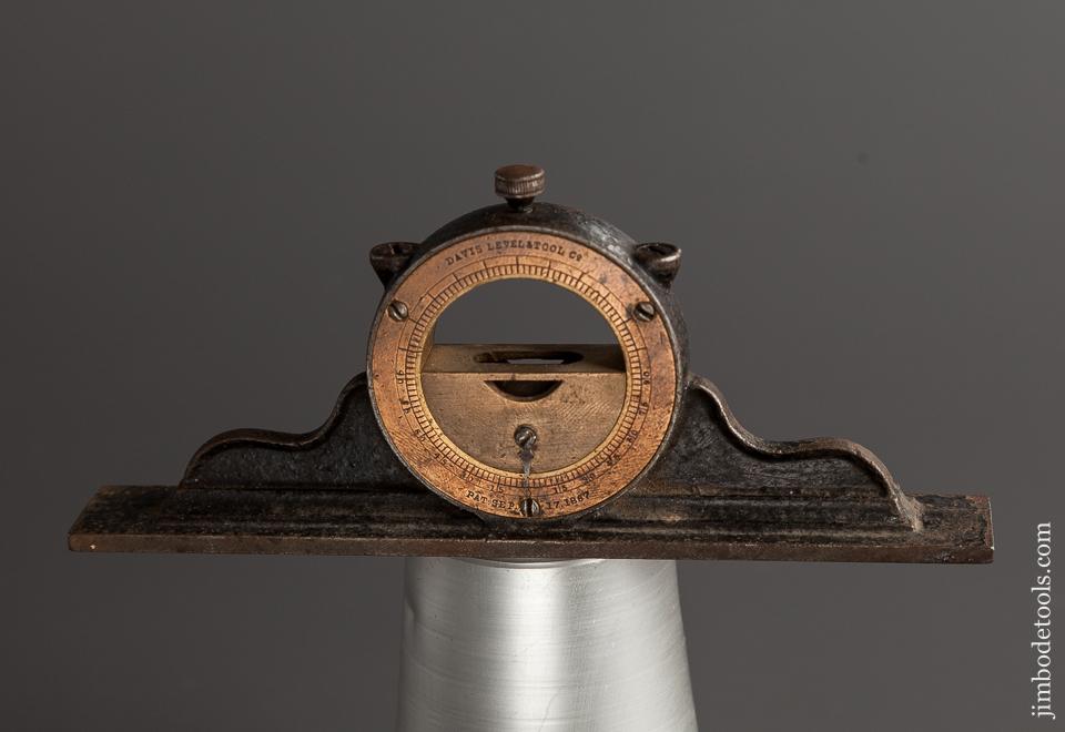 Fine! Six inch DAVIS Mantle Clock Inclinometer Level - 77693