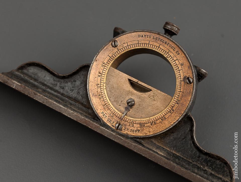 Fine! Six inch DAVIS Mantle Clock Inclinometer Level - 77693