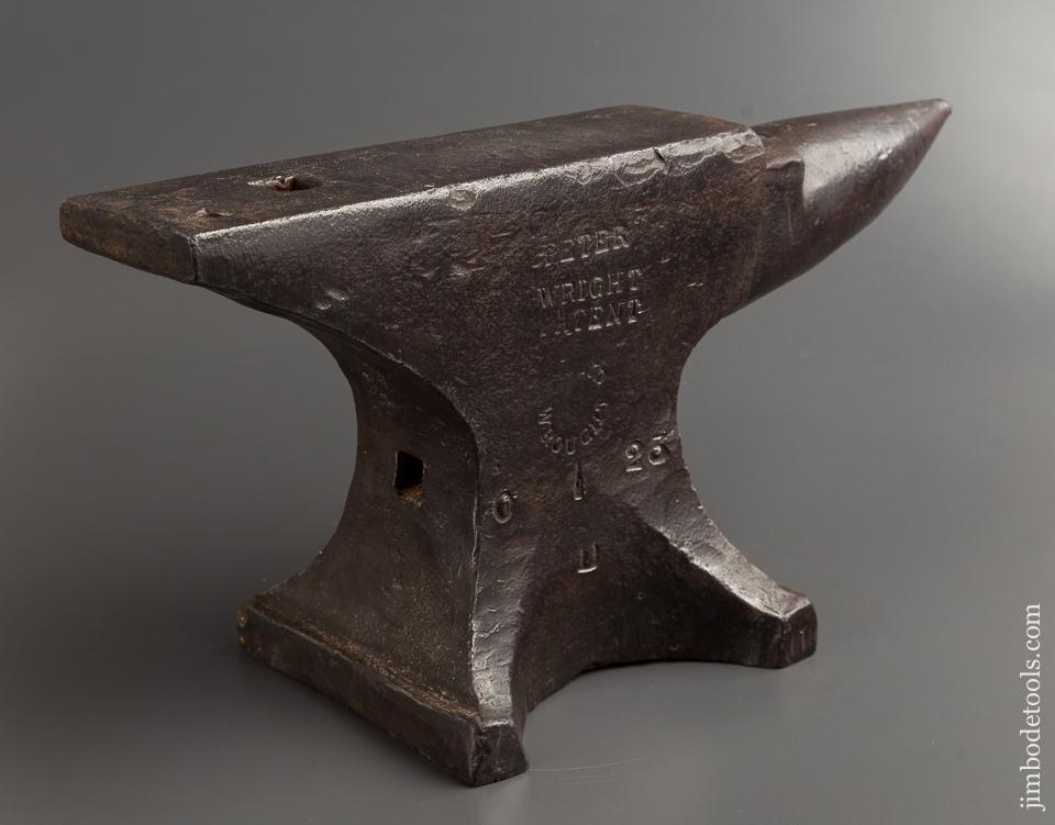 Giant! RARE Size 51 pound PETER WRIGHT Anvil - 77690