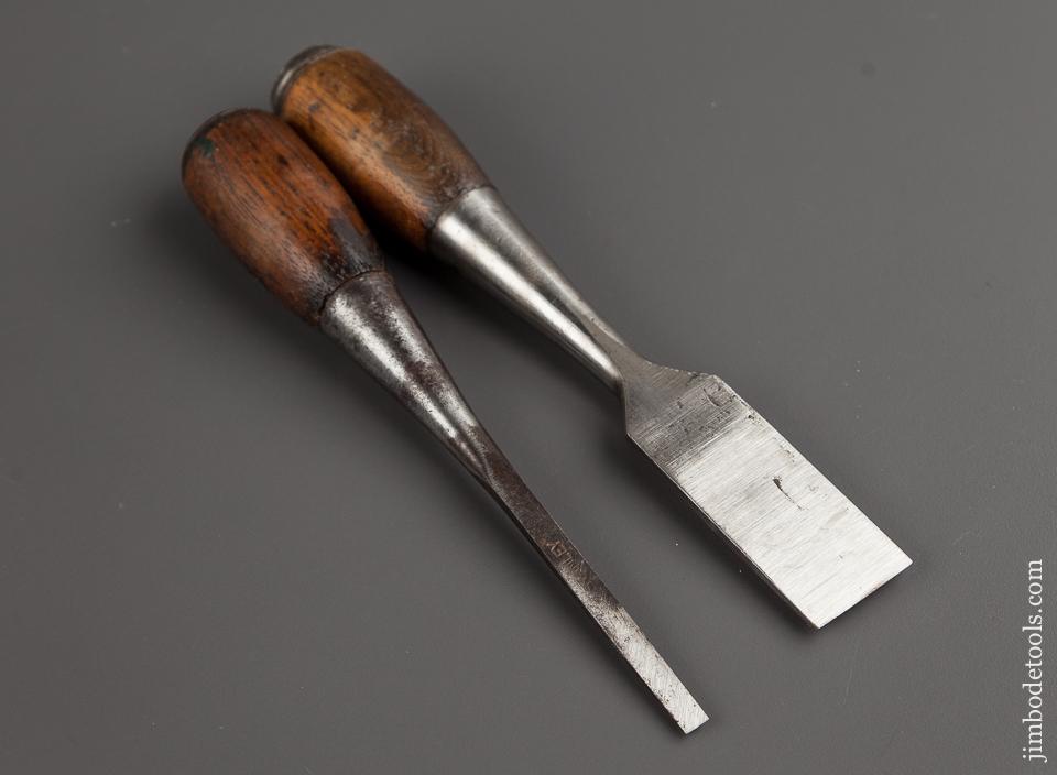 One inch and 1/4 inch STANLEY No. 50 Chisels - 77697