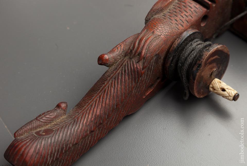 Fascinating Figural Japanese Ink Line Sumitsubo - 77729U