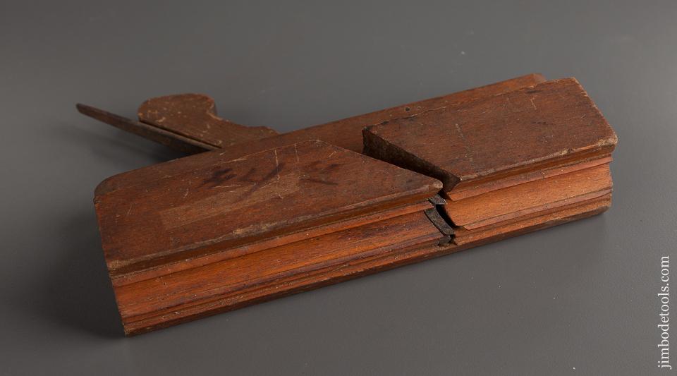 9x2 inch Daniel PRESLEY Complex Molding Plane circa 1785-1856 Norton, MA GOOD+ - 77742