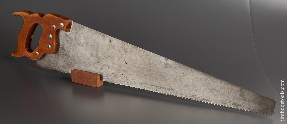 LIKE NEW 10 point 26 inch Crosscut DISSTON D-23 Hand Saw - 77753