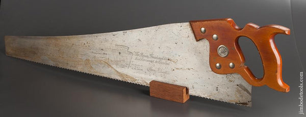 LIKE NEW 8 point 26 inch Crosscut DISSTON D-8 Hand Saw - 77751