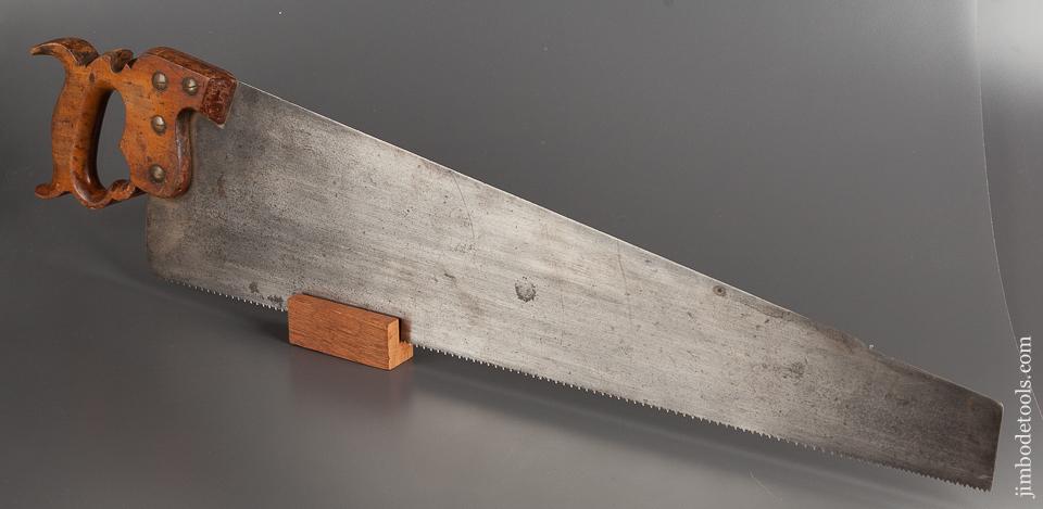 JUST SHARPENED 10 point 24 inch Rip DISSTON No. 12 London Spring Hand Saw - 77752