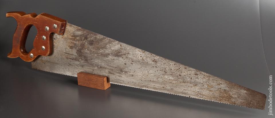 LIKE NEW 12 point 26 inch Crosscut DISSTON D-23 Hand Saw - 77754