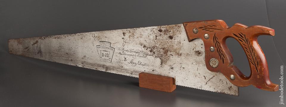LIKE NEW 8 point 26 inch Crosscut DISSTON D-23 Hand Saw - 77754