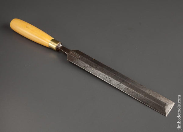 Long Thin 1 1/4 x 14 3/4 inch MARPLES Boxwood Handled English Paring Chisel - 77759