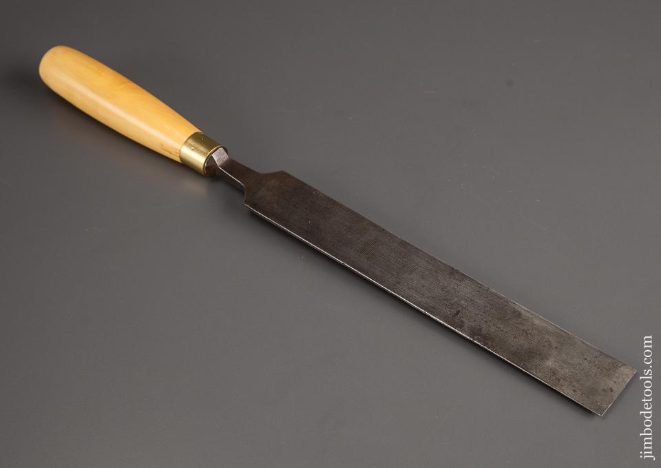 Long Thin 1 1/4 x 14 3/4 inch MARPLES Boxwood Handled English Paring Chisel - 77759