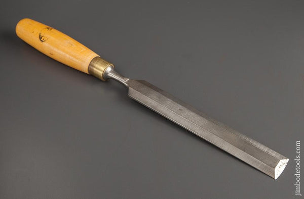 1 1/4 x 16 inch MARPLES Long Thin English Boxwood Handled Paring Chisel - 77765