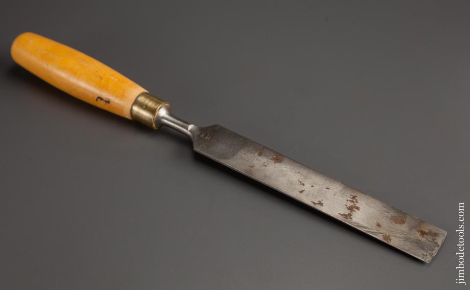 1 1/4 x 16 inch MARPLES Long Thin English Boxwood Handled Paring Chisel - 77765
