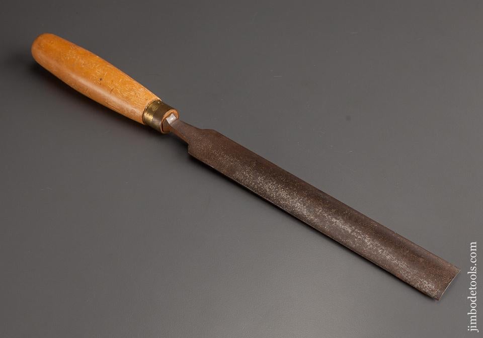 1 3/16 x 16 inch SORBY Boxwood Handled English Paring Gouge with Decal - 77774