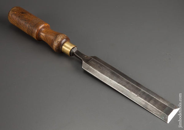 Long Thin 1 1/2 x 15 inch HEARNSHAW BROS Ash Handled English Paring Gouge - 77780