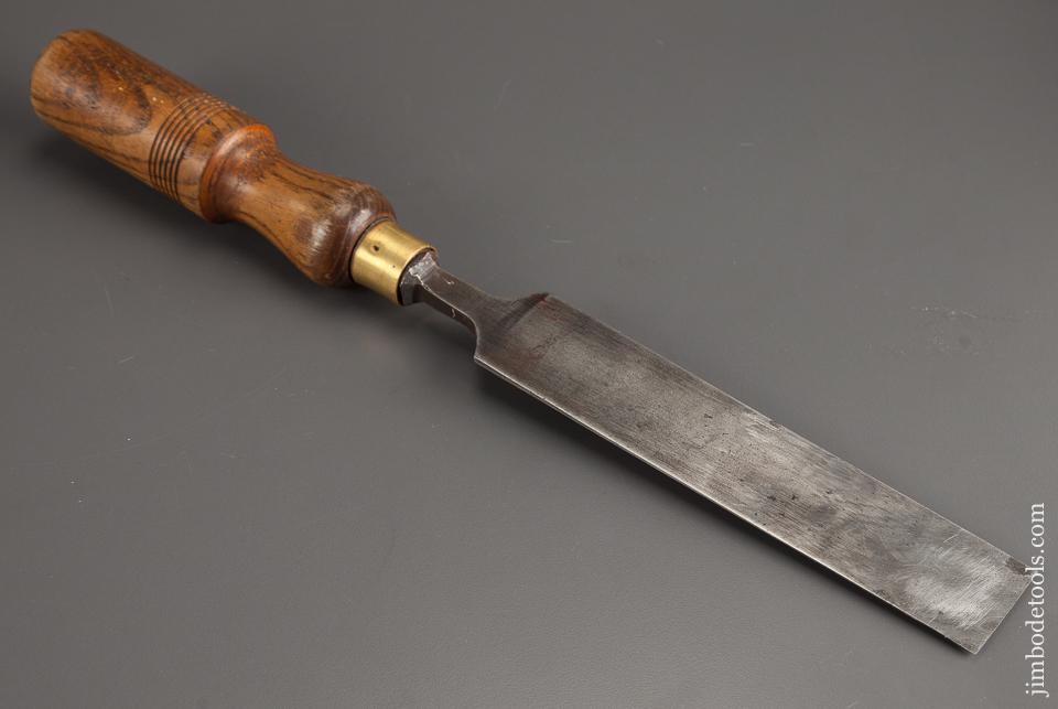 Long Thin 1 1/2 x 15 inch HEARNSHAW BROS Ash Handled English Paring Gouge - 77780