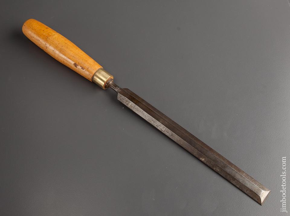 Long Thin 3/4 x 14 3/8 inch MARPLES English Boxwood Handled Paring Chisel - 77781