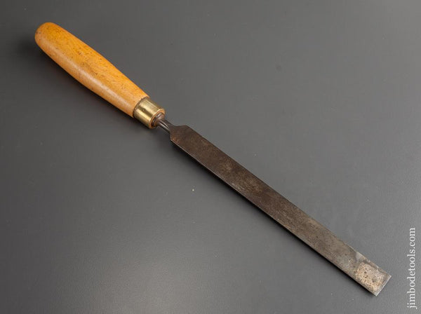 Long Thin 3/4 x 14 3/8 inch MARPLES English Boxwood Handled Paring Chisel - 77781