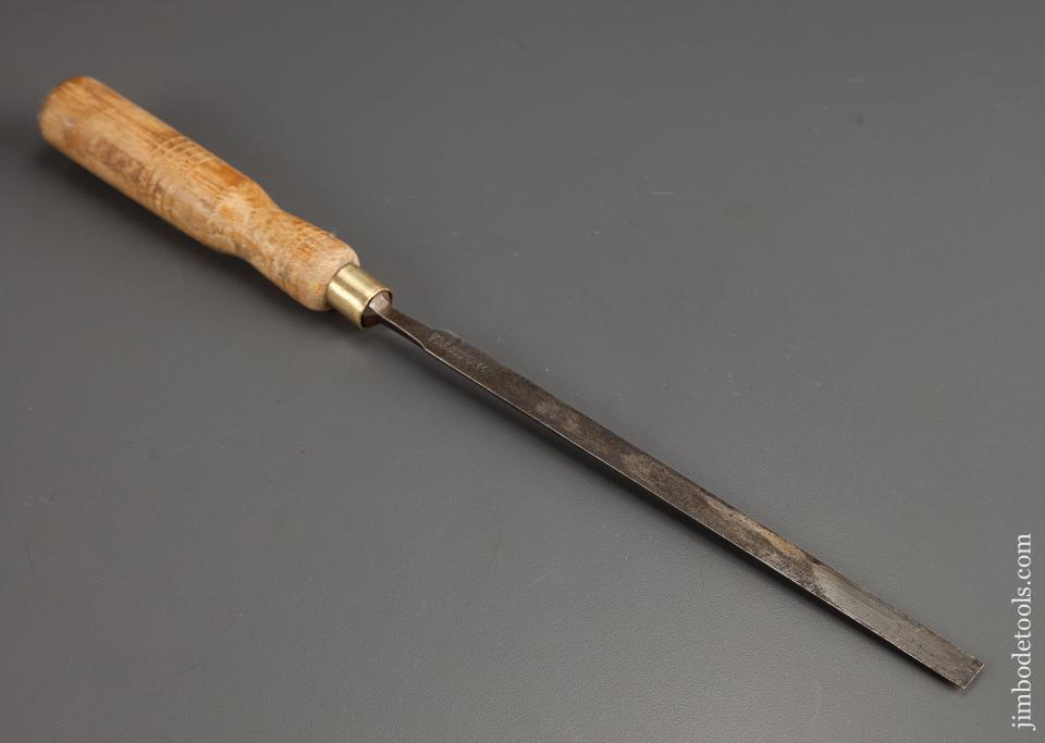 Long Thin WOODCOCK 3/8 X 13 5/8 inch Ash Handled English Paring Chisel - 77782