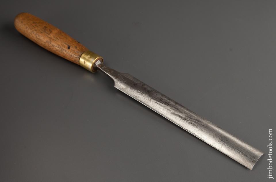 1 x 14 3/4 inch MATHIESON No. 5 Sweep Paring Gouge - 77789