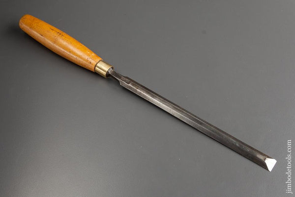 Long Thin 1/2 x 13 1/4 inch SORBY English Boxwood Handled Paring Chisel - 77792