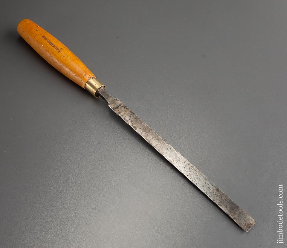 Long Thin 1/2 x 13 1/4 inch SORBY English Boxwood Handled Paring Chisel - 77792