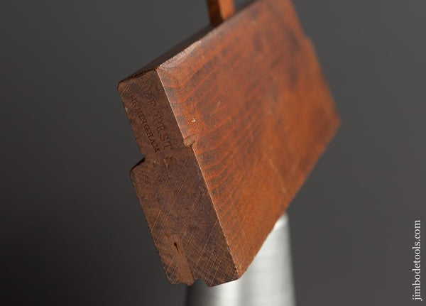 1/4 inch DEFOREST BIRMINGHAM (Derby, CT) Side Bead Molding Plane circa 1850-60 - 77795