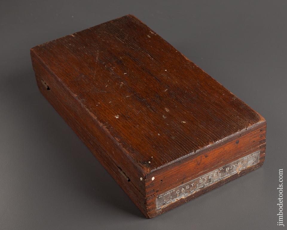 Complete Set of 13 JAMES SWAN Auger Bits in Original Box - 77797