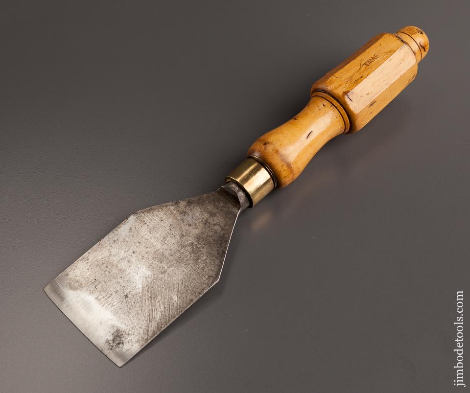 2 1/2 x 10 1/2 inch TYZACK Boxwood Handled Sash Pocket Chisel - 77812