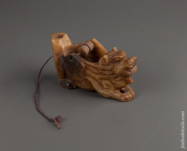 Beautiful Boar Japanese Soap Stone Ink Line Sumitsubo - 77825U
