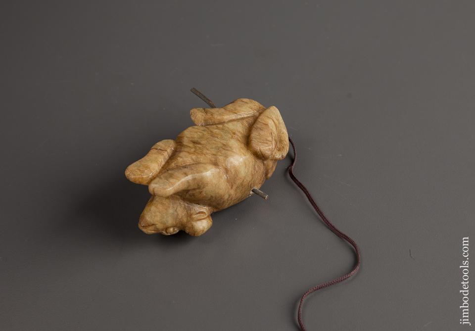 Lovely Figural Japanese Ram Ink Line Sumitsubo - 77827U