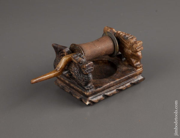 Beautiful Soap Stone Figural Wishing Well Japanese Sumitsubo Ink Line - EXCELSIOR 77830