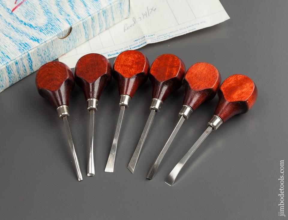 BROOKSTONE Six piece Carving Set MINT in Original Box - 77833